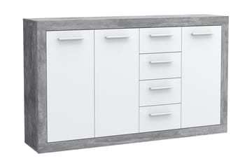 Mohaned Rektangulär Skänk 34x153 cm i Trä - Vit - Förvaring - Förvaringsmöbler - Sideboard & skänk