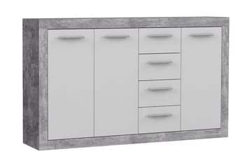Mohaned Rektangulär Skänk 34x153 cm i Trä - Vit - Förvaring - Förvaringsmöbler - Sideboard & skänk