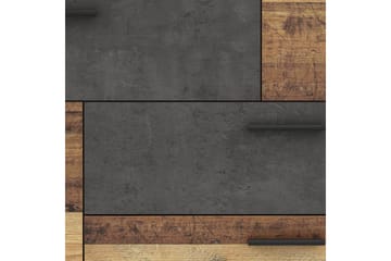 Moncerat Skänk 125x96 cm - Grå/Brun - Förvaring - Förvaringsmöbler - Sideboard & skänk