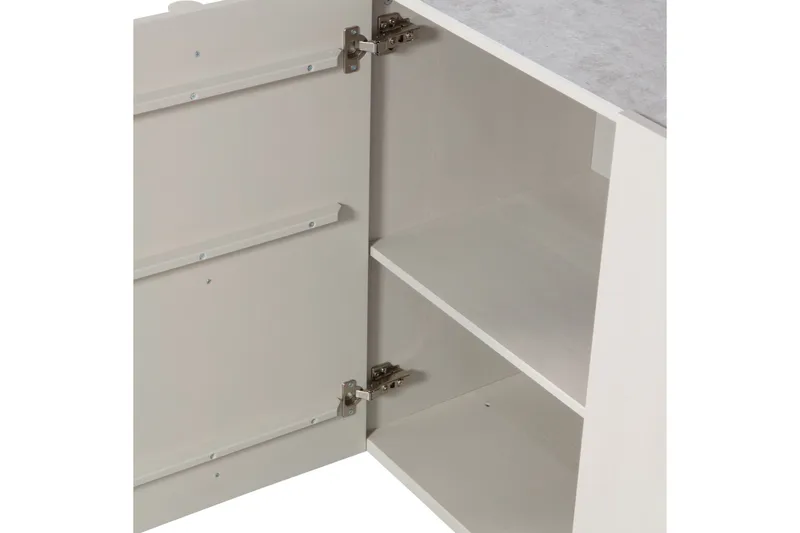 Morya Skänk 200 cm - Beige - Förvaring - Förvaringsmöbler - Sideboard & skänk