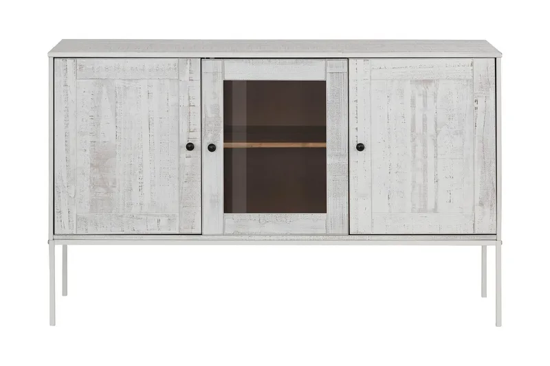 Munira Skänk 130 cm - Beige/Vit - Förvaring - Förvaringsmöbler - Sideboard & skänk