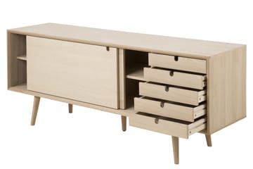 Myrviken Skänk 180 cm - Vitpigmenterad Ek - Förvaring - Förvaringsmöbler - Sideboard & skänk