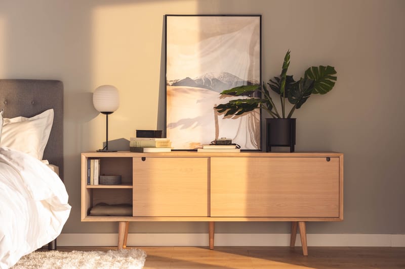 Myrviken Skänk 180 cm - Vitpigmenterad Ek - Förvaring - Förvaringsmöbler - Sideboard & skänk