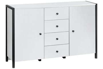 Plattpark Sideboard 120x35 cm - Vit/Svart - Förvaring - Förvaringsmöbler - Sideboard & skänk