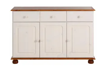 Remiel Skänk 118 cm - Vit/Brun - Förvaring - Förvaringsmöbler - Sideboard & skänk