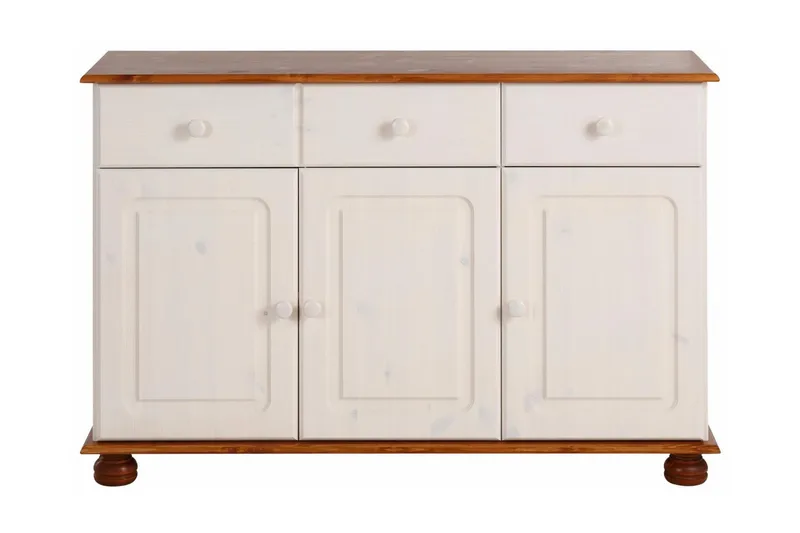 Remiel Skänk 118 cm - Vit/Brun - Förvaring - Förvaringsmöbler - Sideboard & skänk