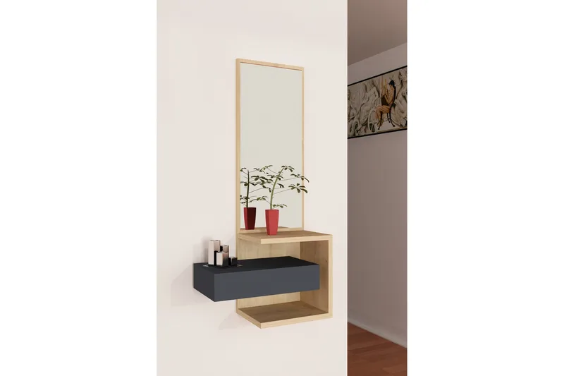 Rheuark Sideboard 49 cm - Ek|Antracit - Förvaring - Förvaringsmöbler - Sideboard & skänk