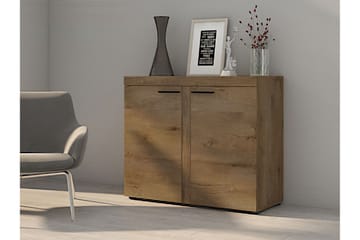 Rumba Skänk 97,2x40,3x82 cm LED-belysning - Beige/Brun/Grå - Förvaring - Förvaringsmöbler - Sideboard & skänk