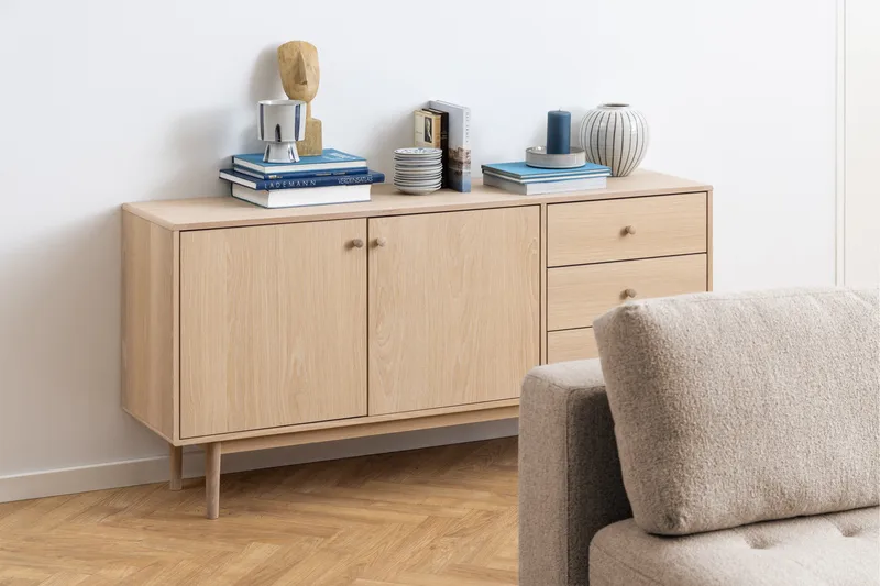 Salama Skänk 160 cm - Vit - Förvaring - Förvaringsmöbler - Sideboard & skänk