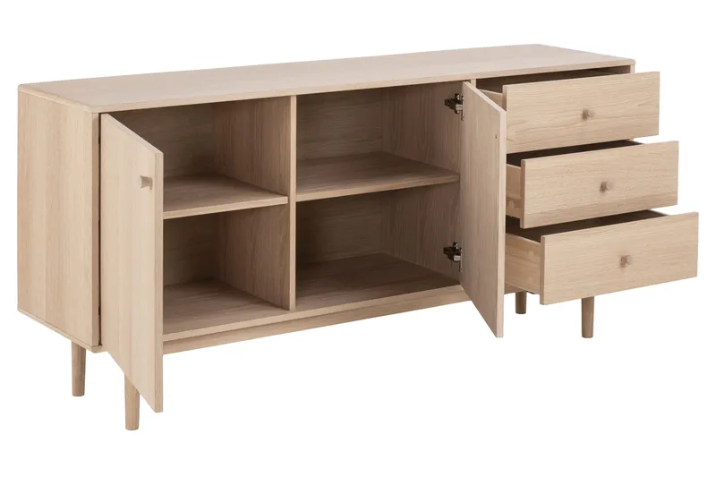 Salama Skänk 160 cm - Vit - Förvaring - Förvaringsmöbler - Sideboard & skänk