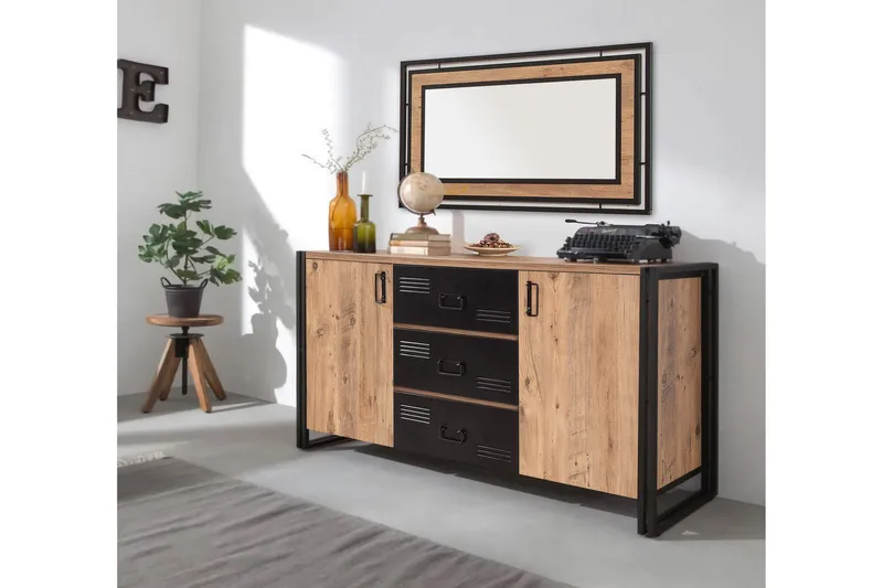 Sapphira Avlastningsbord - Trä/Svart - Förvaring - Förvaringsmöbler - Sideboard & skänk