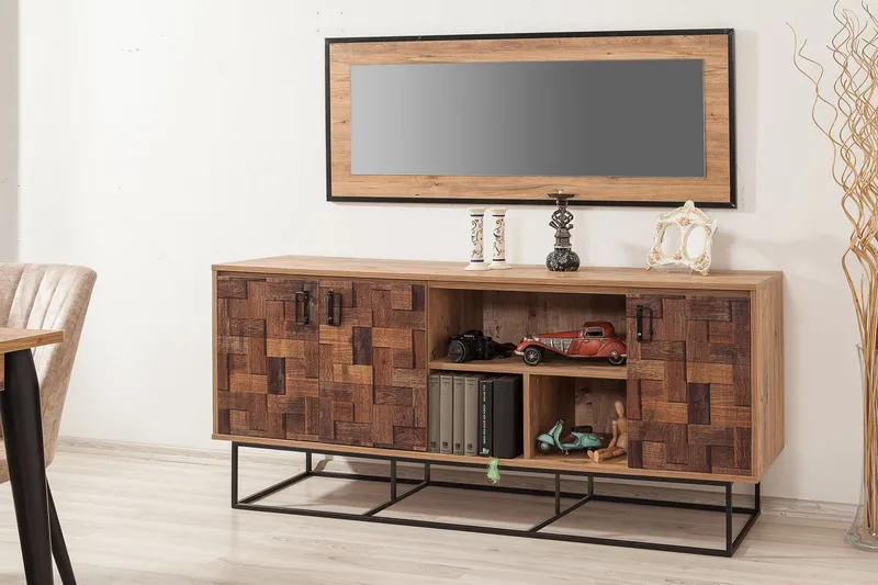 Sapphira Skänk Flätad - Mörkbrun - Förvaring - Förvaringsmöbler - Sideboard & skänk