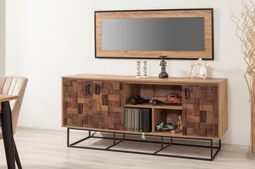 Sapphira Skänk Flätad - Mörkbrun - Förvaring - Förvaringsmöbler - Sideboard & skänk