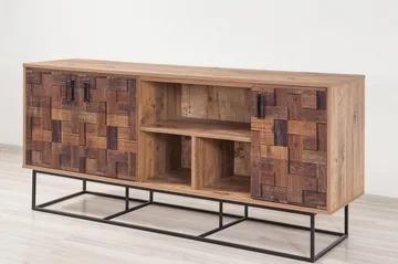 Sapphira Skänk Flätad - Mörkbrun - Förvaring - Förvaringsmöbler - Sideboard & skänk
