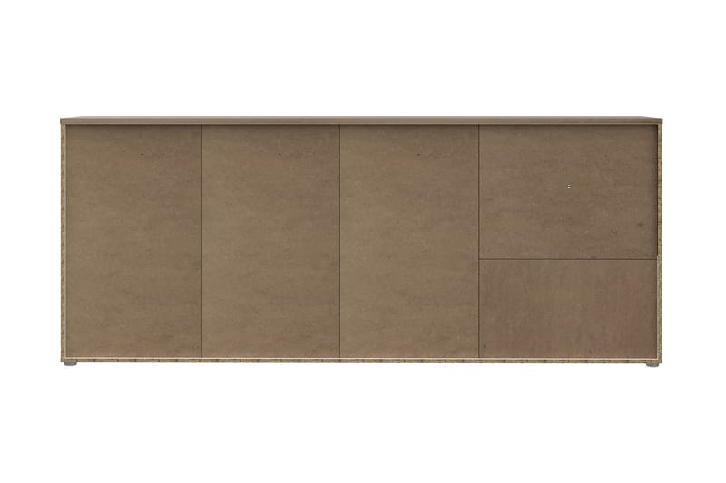 Sideboard Abderas 42x215 cm - Brun/Vit - Sideboard & skänk