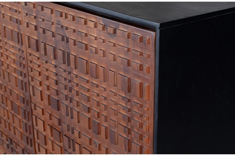 Sideboard Airola 114x40 cm - Trä/Ljusbrun - Sideboard & skänk