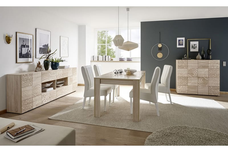 Sideboard Bayoner 241 cm 4 Hyllor - Brun - Förvaring - Förvaringsmöbler - Sideboard & skänk