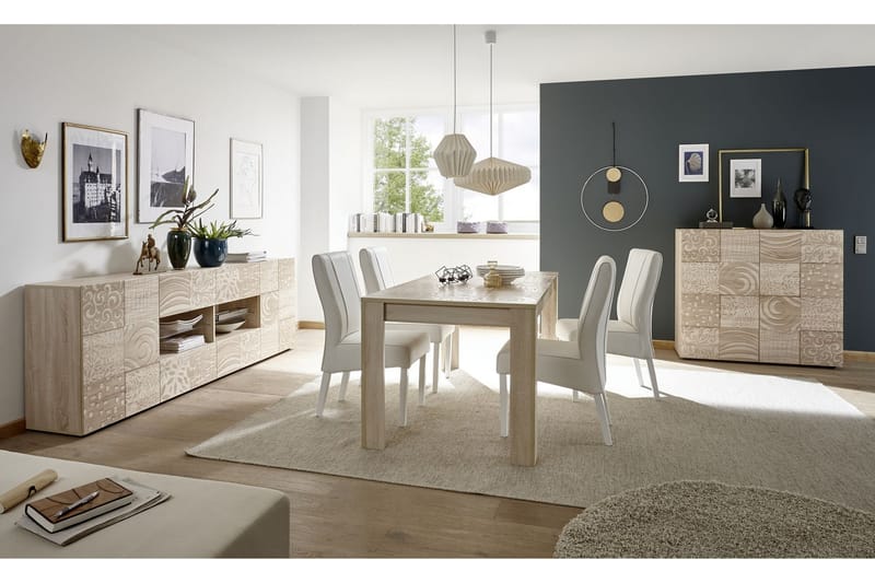 Sideboard Bayoner 241 cm 4 Hyllor - Brun - Förvaring - Förvaringsmöbler - Sideboard & skänk