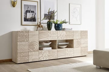 Sideboard Bayoner 241 cm 4 Hyllor - Brun - Förvaring - Förvaringsmöbler - Sideboard & skänk