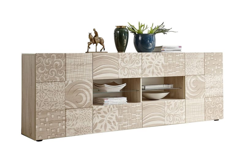 Sideboard Bayoner 241 cm 4 Hyllor - Brun - Sideboard & skänk