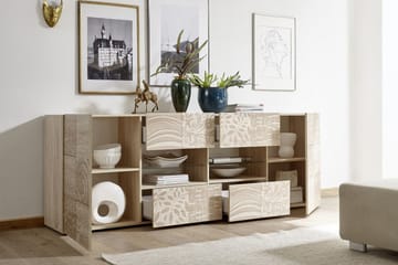 Sideboard Bayoner 241 cm 4 Hyllor - Brun - Förvaring - Förvaringsmöbler - Sideboard & skänk