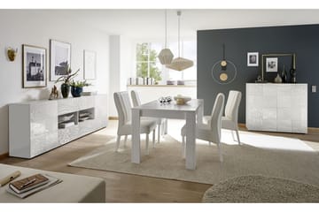 Sideboard Bayoner 241 cm 4 Hyllor - Vit - Förvaring - Förvaringsmöbler - Sideboard & skänk