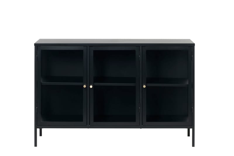 Sideboard Birningham 3 delar 132 cm - Svart - Förvaring - Förvaringsmöbler - Sideboard & skänk