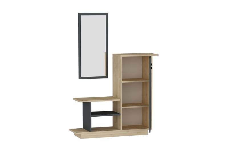 Sideboard Blei 80 cm - Ek|Antracit - Förvaring - Förvaringsmöbler - Sideboard & skänk