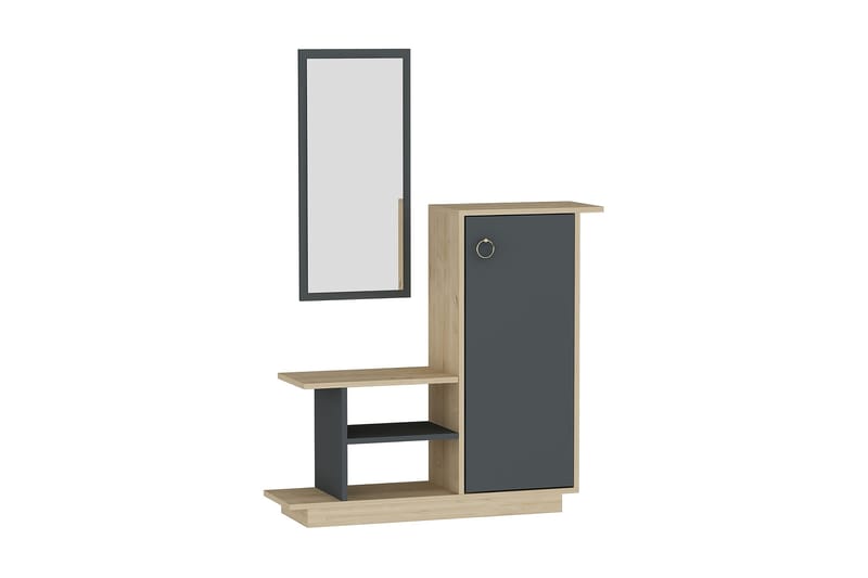 Sideboard Blei 80 cm - Ek|Antracit - Förvaring - Förvaringsmöbler - Sideboard & skänk