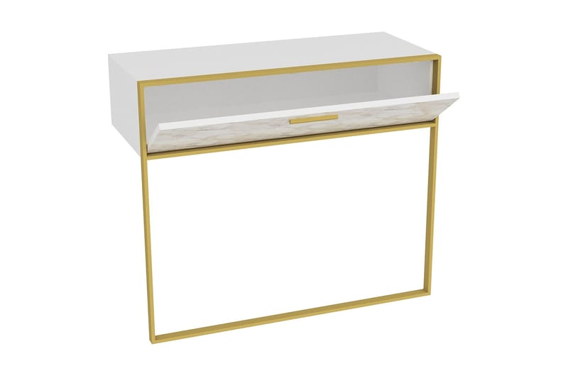 Sideboard Chrostopher 90 cm - Guld|Vit - Förvaring - Förvaringsmöbler - Sideboard & skänk