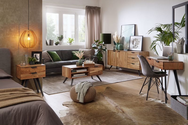 Sideboard Clanton 45x145 cm - Brun - Sideboard & skänk