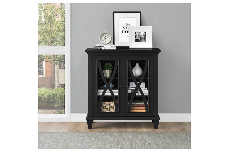 Sideboard Ellington 80x38 cm Svart - Dorel Home - Förvaring - Förvaringsmöbler - Sideboard & skänk