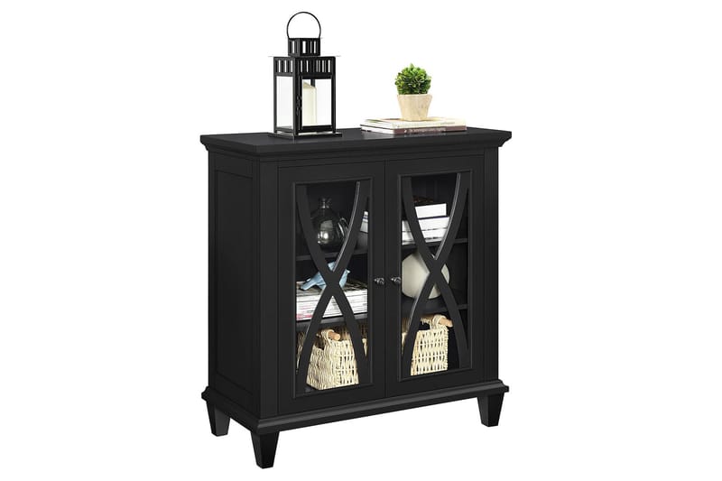 Sideboard Ellington 80x38 cm Svart - Dorel Home - Förvaring - Förvaringsmöbler - Sideboard & skänk