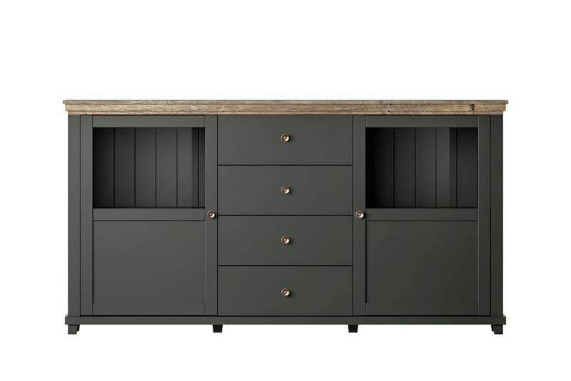 Sideboard Getafez 42x181 cm - Khaki/Natur - Förvaring - Förvaringsmöbler - Sideboard & skänk