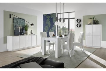 Sideboard Ghiaccio 180x43 cm - Vit Högglans - Förvaring - Förvaringsmöbler - Sideboard & skänk