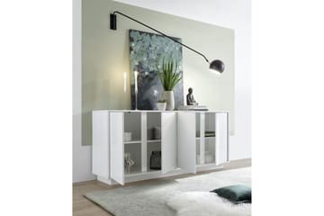 Sideboard Ghiaccio 180x43 cm - Vit Högglans - Förvaring - Förvaringsmöbler - Sideboard & skänk