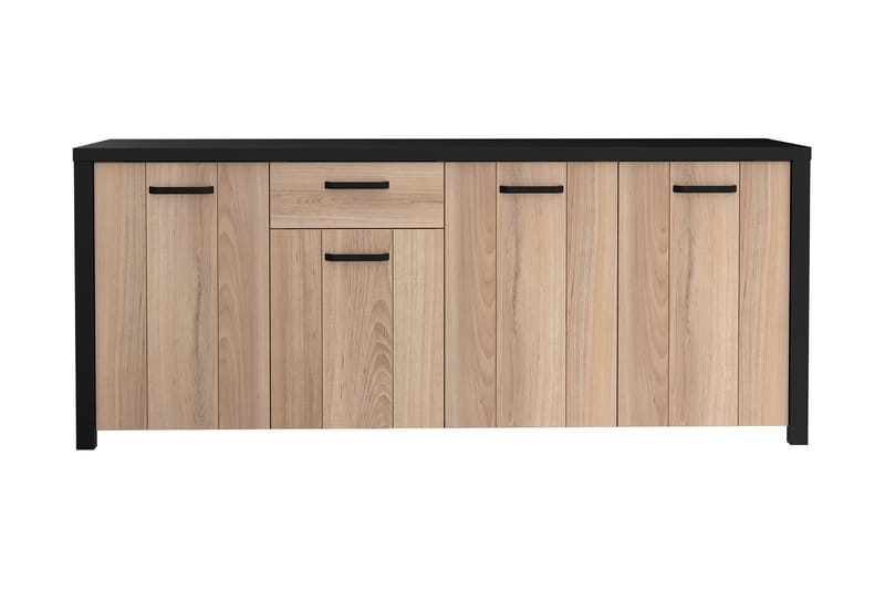 Sideboard Havdar 52x210 cm - Brun/Svart - Sideboard & skänk