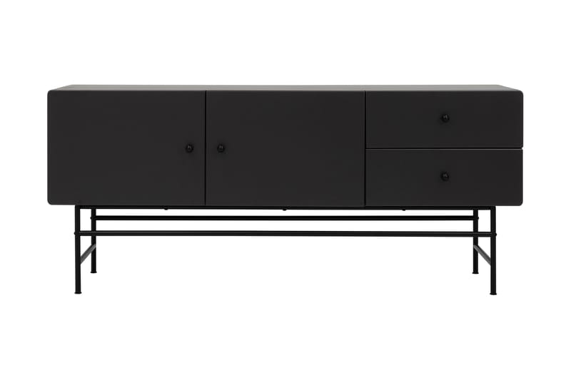 Sideboard Hiroto 157,8 cm - Svart - Sideboard & skänk