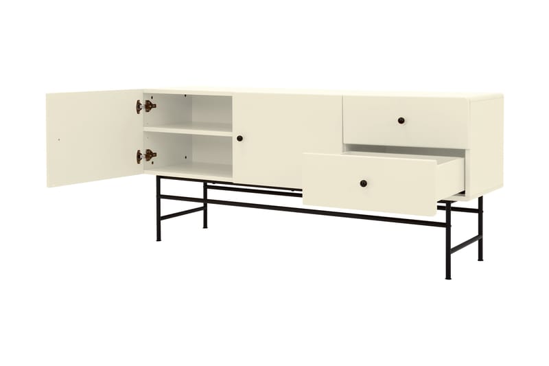 Sideboard Hiroto 157,8 cm - Vit - Sideboard & skänk