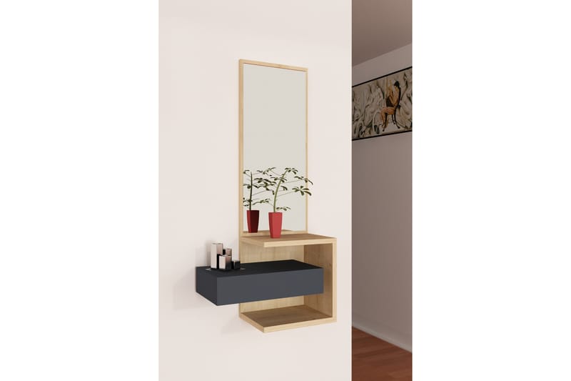 Sideboard Jahic 49 cm - Ek|Antracit - Förvaring - Förvaringsmöbler - Sideboard & skänk