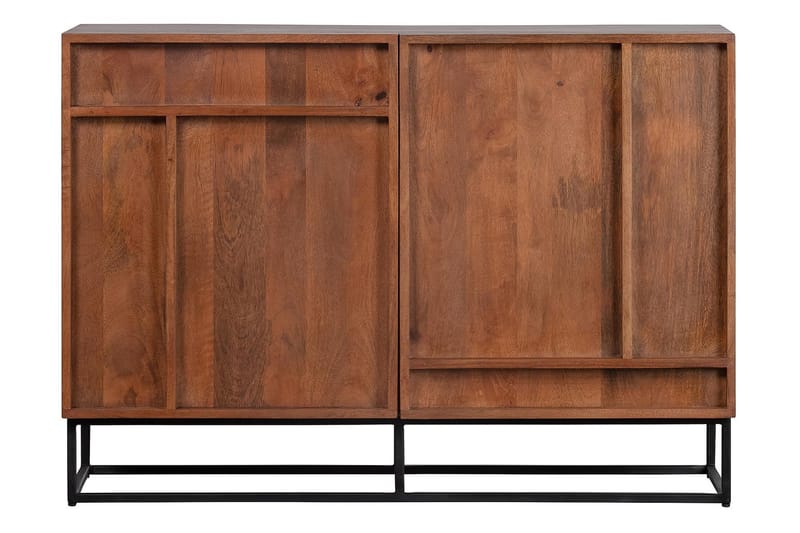 Sideboard Khabra 107x40 cm - Mangoträ/Beige - Sideboard & skänk