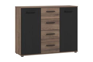 Sideboard Kofcas 34x105 cm - Brun/Svart - Förvaring - Förvaringsmöbler - Sideboard & skänk