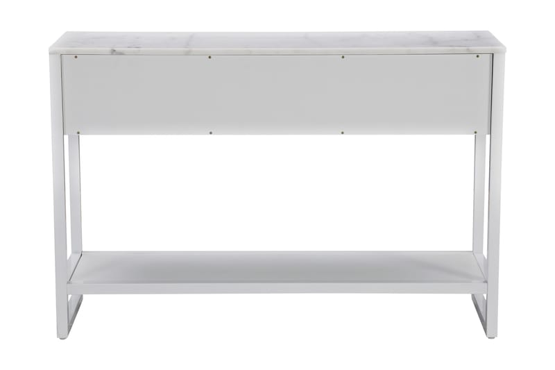 Sideboard Mioma 120 cm Marmor - Vit - Sideboard & skänk