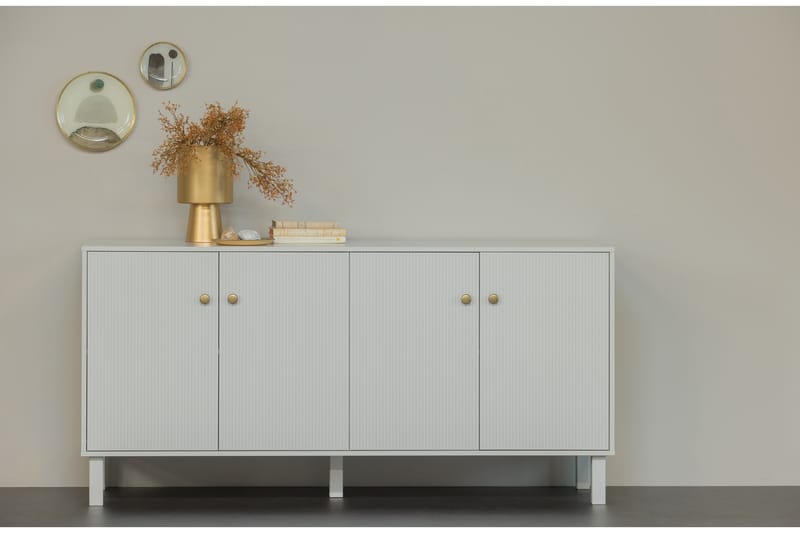 Sideboard Moluskebi 46x160 cm - Grå - Förvaring - Förvaringsmöbler - Sideboard & skänk