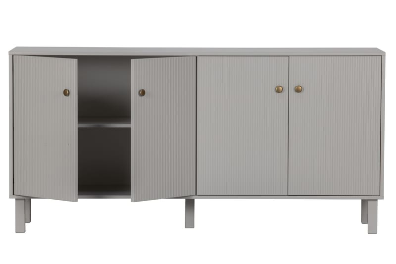 Sideboard Moluskebi 46x160 cm - Grå - Förvaring - Förvaringsmöbler - Sideboard & skänk