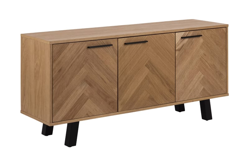 Sideboard Mosina 40x150 cm - Natur/Svart - Förvaring - Förvaringsmöbler - Sideboard & skänk