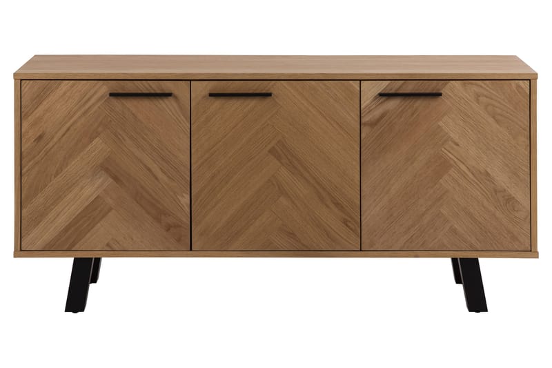 Sideboard Mosina 40x150 cm - Natur/Svart - Förvaring - Förvaringsmöbler - Sideboard & skänk