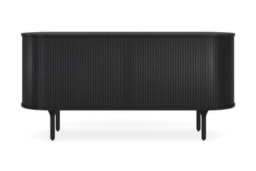 Sideboard Neandir 150x45 cm Massiv Ek - Svart - Förvaring - Förvaringsmöbler - Sideboard & skänk