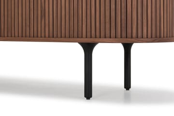 Sideboard Neandir 150x45 cm Massiv Valnöt - Brun - Förvaring - Förvaringsmöbler - Sideboard & skänk