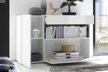 Sideboard Nickero 130 cm - Vit - Förvaring - Förvaringsmöbler - Sideboard & skänk
